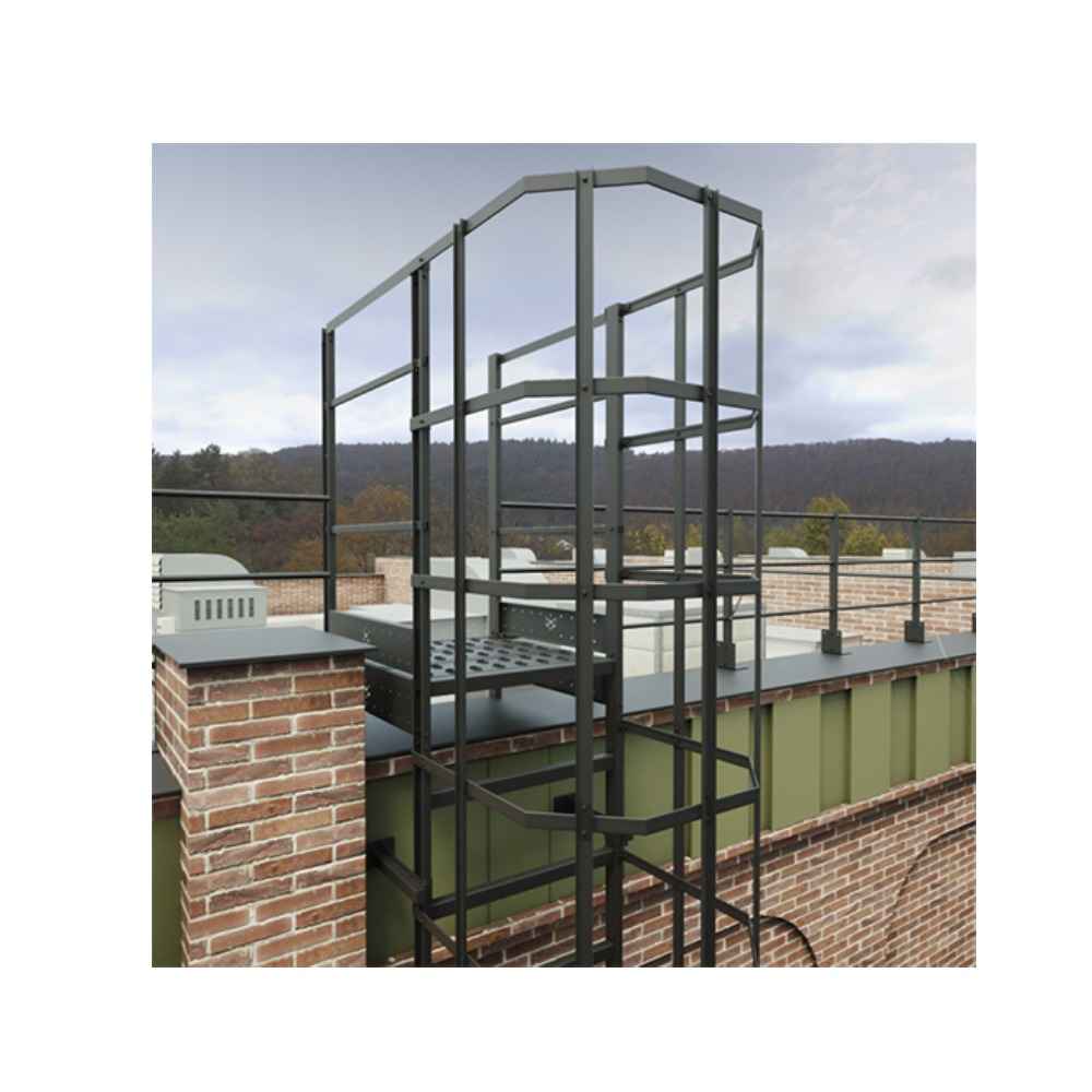 Вертикальная пожарная лестница без ограждения